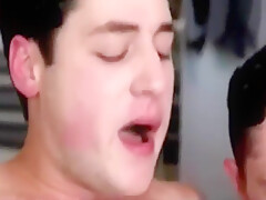 His Step Brother Is Blowing Him   When His Step Daddy Walks In