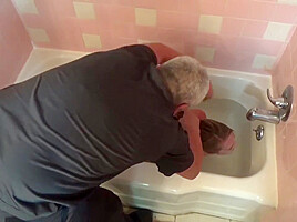 Hogtie Challenges 4 Bathtub Freakout - Ashley Lane
