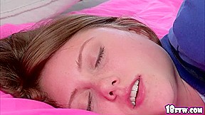 Horny Babe Shae gets served a big cock in her home in her room