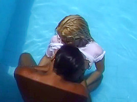 Horny Bitch Analized By The Pool