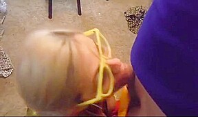 Horny Blonde teen 18+ Plays with Her Ass Before Fucking