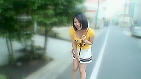 Horny Japanese chick Mikan Kururugi in Amazing Outdoor JAV video