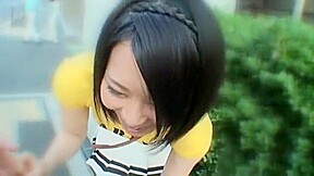 Horny Japanese chick Mikan Kururugi in Amazing Outdoor JAV video