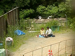 Horny Japanese couple have hardcore outside sex fun