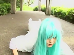 Horny Japanese slut Akiho Yoshizawa in Hottest Fingering, Doggy Style JAV clip