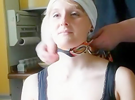 Horny amateur European, BDSM sex movie
