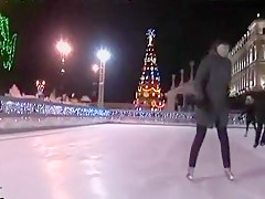 Horny boys meet on ice get hot and fuck bare