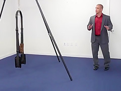 Horny office stud rams the new guy up the ass