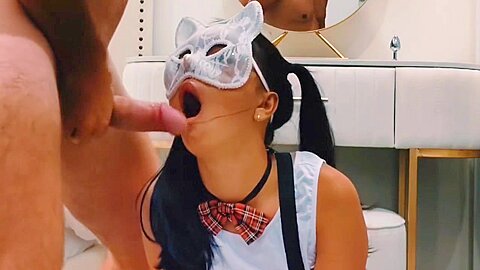 Horny schoolgirl 18+ Gets Banged By Her Roommate