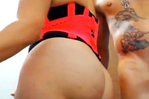 Horny tranny couple do anal fuck