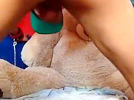 Horny twink boy shows what he has