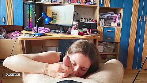 Hot Amateur Brunette Rimming Guy - Face Fucking And Facial