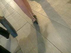 Hot Brunette, Sexy Legs In High Heels