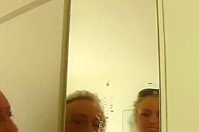 Hot Chic With Braces Friend Spit All Over And All