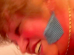 Hot German Lady With Massive Tits Gets Cum All Over Her Face
