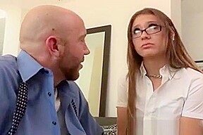Hot Naughty Brunette Step Daughter