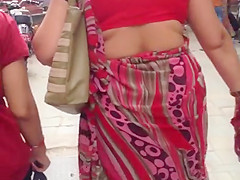 Hot Nepali Step mom's fat Ass walk