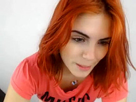 Hot Private Red Head, Masturbation, Webcam Clip Uncut