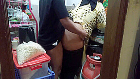 Hot Step mother - Indian 55 Year Old Hot Fucked By Step son In Law In Kitchen - Cum In The Big Ass