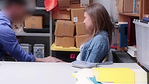 Hot big tits petite teen 18+ banged by a corrupt policeman