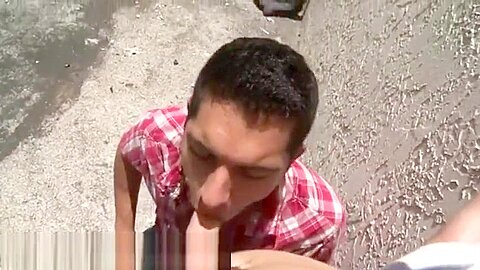 Hot gay in boxer porn on the beach in this weeks out in public update, im