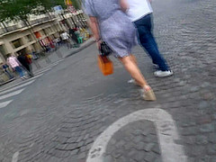 Hot mature in ysl high heels