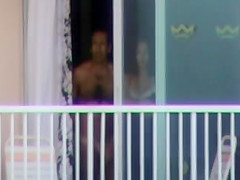 Hotel neighbour balcony guy 2