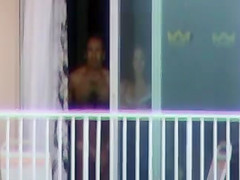 Hotel neighbour balcony guy 2