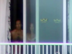 Hotel neighbour balcony guy 2