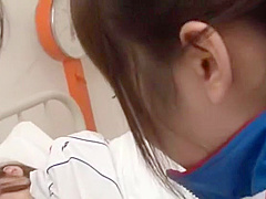 Hottest Japanese slut Yuu Shinoda, Chika Arimura, Nao Aijima in Horny Stockings, Handjobs JAV movie