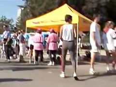 Hottest round ass of amateur sports woman on 04b