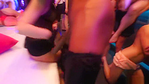 Hottie chicks fucking at pajama party
