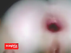 Huge Butt Hole Enormous Dildo In Ass