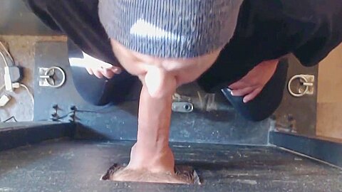 Huge Mushroom Head In My Gloryhole With Hot Cum