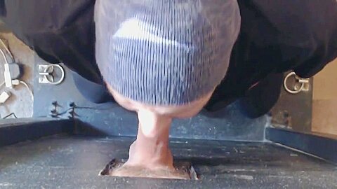 Huge Mushroom Head In My Gloryhole With Hot Cum
