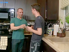 Hung Step daddy Hits On Step sons Twinky Friend