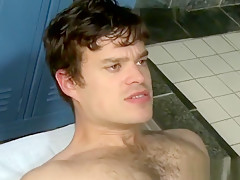 Hunk spunked and fucked