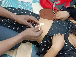 Husband Caught Wife Sex With Stepbrother Desi Xxx Threesome Video In Hindi Voice
