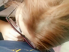 I Fuck My Girlfriend Hard + Creampie While She Sees - One Piece