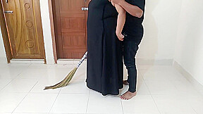 I Fucked Her While The Muslim Stepmother Was Sweeping The House - Indian Desi Sex