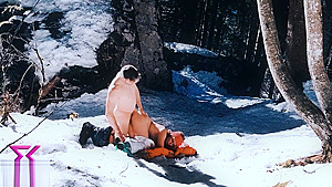 I get screwed by my husband in the mountains in the middle of the ski slope