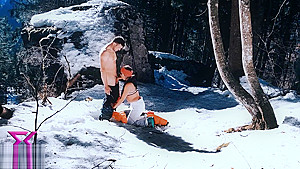 I get screwed by my husband in the mountains in the middle of the ski slope