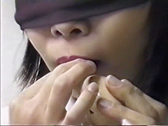 I think that a married woman licks an egg