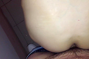 In A Public Entrance I Fuck A Sissy Femboy Whore