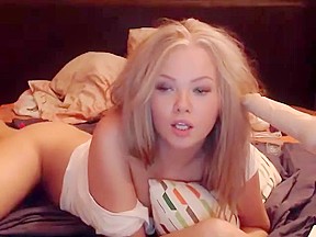 Incredible Homemade Blonde, Blowjob, Webcam Movie, Watch It