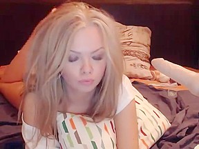 Incredible Homemade Blonde, Blowjob, Webcam Movie, Watch It