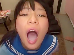 Incredible Japanese chick Ryoko Hirosaki in Crazy Handjobs, Blowjob/Fera JAV movie