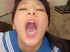 Incredible Japanese chick Ryoko Hirosaki in Crazy Handjobs, Blowjob/Fera JAV movie