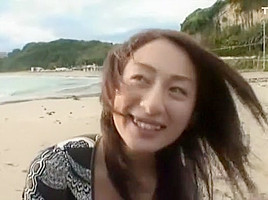 Incredible Japanese chick in Horny POV, Beach JAV clip