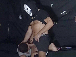 Indian Latino slut fucked bareback by Step daddy for Halloween - InterracialBarebackSex